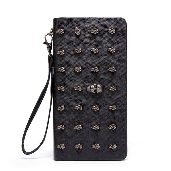 wallets 2021 retro skull wallet ladies long handbag zipper clutch card holder carteira, Red;black
wallets 2021 retro skull wallet ladies long handbag zipper clutch card holder carteira, Red;black