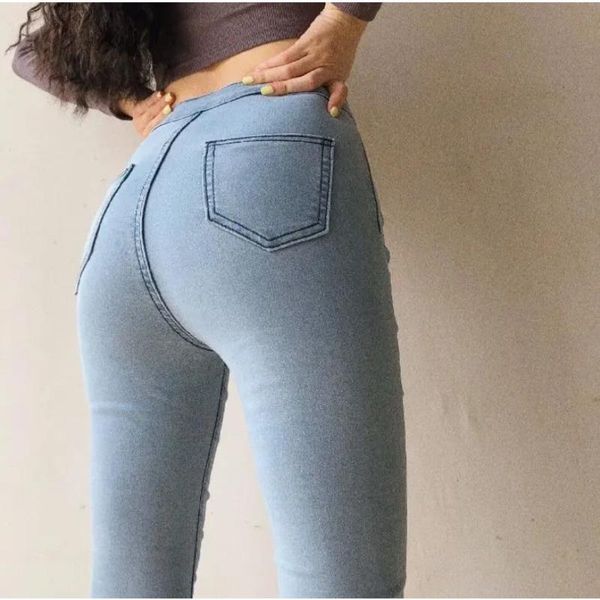 women's jeans women stretch slim push up hips elastic cotton denim pants zipper female casual trousers multi-size, Blue
women's jeans women stretch slim push up hips elastic cotton denim pants zipper female casual trousers multi-size, Blue