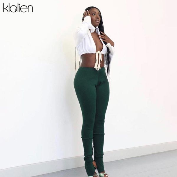 autumn women street casual high waist skinny solid pencil pants 2021 fashion simple elastic wild female trousers women's & capris, Black;white
autumn women street casual high waist skinny solid pencil pants 2021 fashion simple elastic wild female trousers women's & capris, Black;white