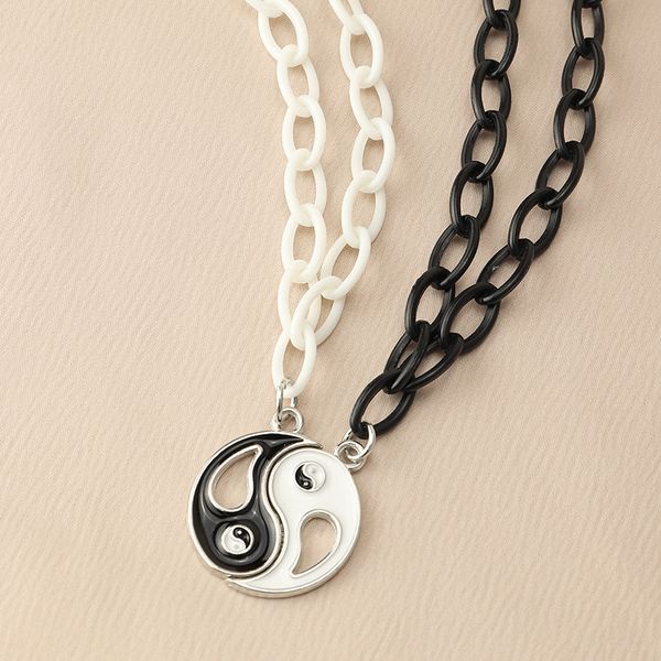 2021 harajuku street style cool tai chi eight trigrams pendant necklace for women punk night club jewelry couple necklaces, Silver
2021 harajuku street style cool tai chi eight trigrams pendant necklace for women punk night club jewelry couple necklaces, Silver