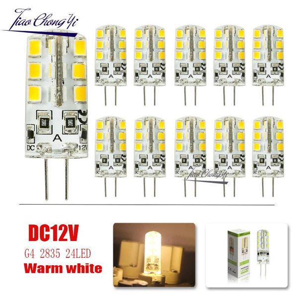 light beads g4 dc 12v 3w led bulb 24leds smd 2835 corn lamp for crystal spotlight bulbs warm cold white
light beads g4 dc 12v 3w led bulb 24leds smd 2835 corn lamp for crystal spotlight bulbs warm cold white