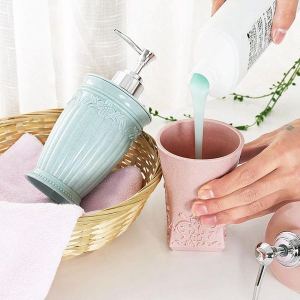 liquid soap dispenser imitate ceramic lotion400ml bottle push type portable plastic shampoo shower gel jar bathroom supplies
liquid soap dispenser imitate ceramic lotion400ml bottle push type portable plastic shampoo shower gel jar bathroom supplies