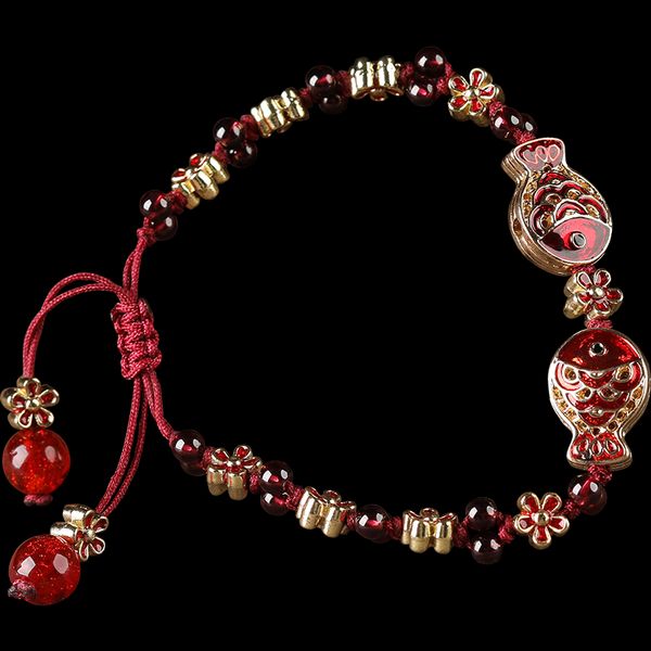 xianlan045 classical antiquities of pomegranate stone employed in cloisonne bracelet bracelet hand string of women's national wind, Silver
xianlan045 classical antiquities of pomegranate stone employed in cloisonne bracelet bracelet hand string of women's national wind, Silver