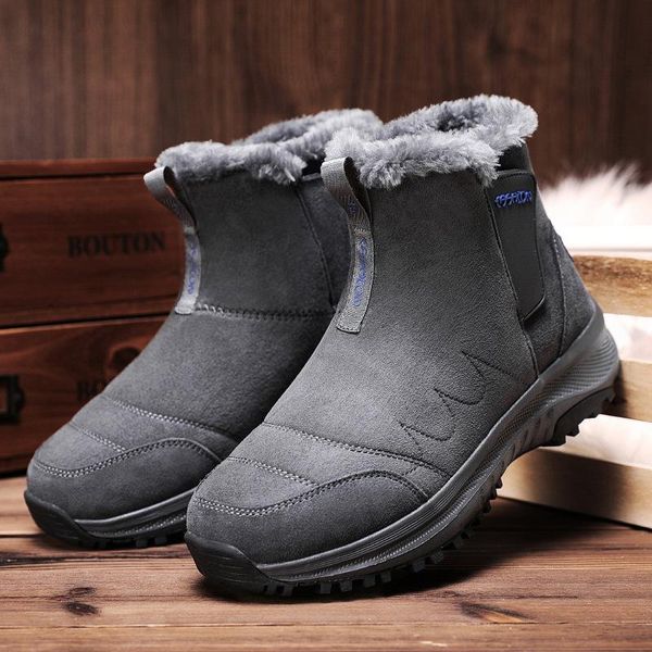 boots snow winter warm plush high women couple leather sneakers fur outdoor ankle safety work, Black
boots snow winter warm plush high women couple leather sneakers fur outdoor ankle safety work, Black