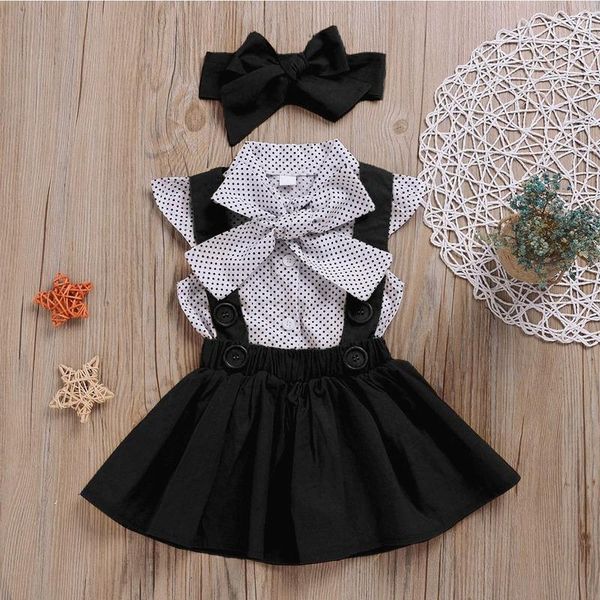 girls spring suit 2021 summer children's wear polka dot short-sleeved shirt suspender skirt two-piece clothing sets, White
girls spring suit 2021 summer children's wear polka dot short-sleeved shirt suspender skirt two-piece clothing sets, White