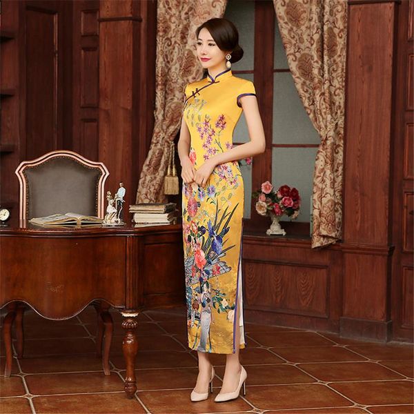 chinese wedding dress long short sleeve cheongsam yellow color traditional qipao s to 2xl ethnic clothing, Red
chinese wedding dress long short sleeve cheongsam yellow color traditional qipao s to 2xl ethnic clothing, Red