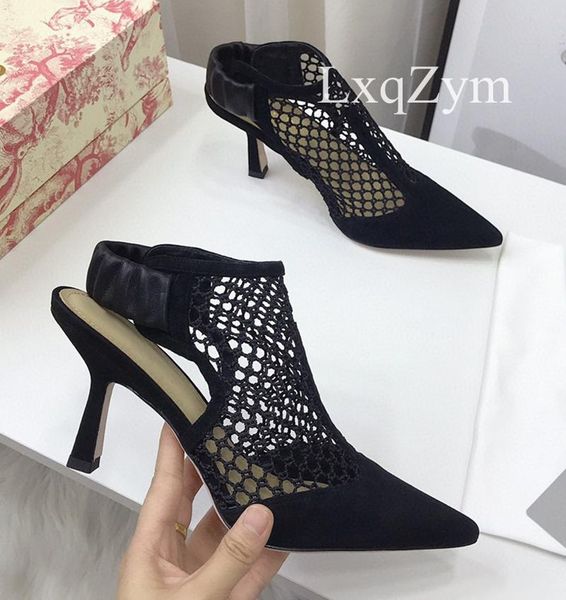 summer mesh pointed toe stylish sandals women breathable 8cm heels shoes genuine leather pumps brand designer stiletto, Black
summer mesh pointed toe stylish sandals women breathable 8cm heels shoes genuine leather pumps brand designer stiletto, Black