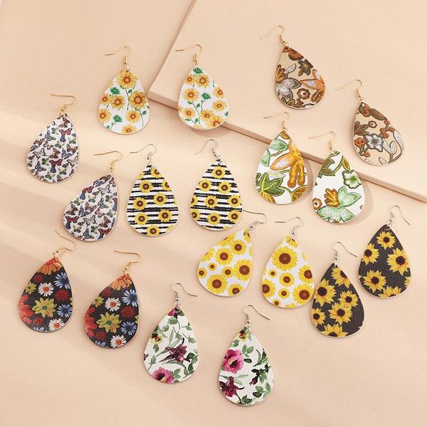 dangle & chandelier share get coupons trendy daisy sunflower flower butterfly water drop earrings lychee printed leather, Silver
dangle & chandelier share get coupons trendy daisy sunflower flower butterfly water drop earrings lychee printed leather, Silver