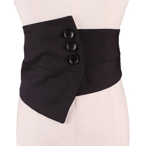 belts irregular wide fabric slim corset women buttons cummerbund fashion autumn winter elegant ladies elasic waist stretchy belt, Black;brown
belts irregular wide fabric slim corset women buttons cummerbund fashion autumn winter elegant ladies elasic waist stretchy belt, Black;brown