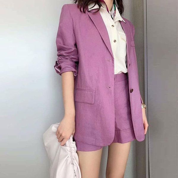 women's suits & blazers ouamashi flag 2021 spring korean leisure linen suit shorts, White;black
women's suits & blazers ouamashi flag 2021 spring korean leisure linen suit shorts, White;black