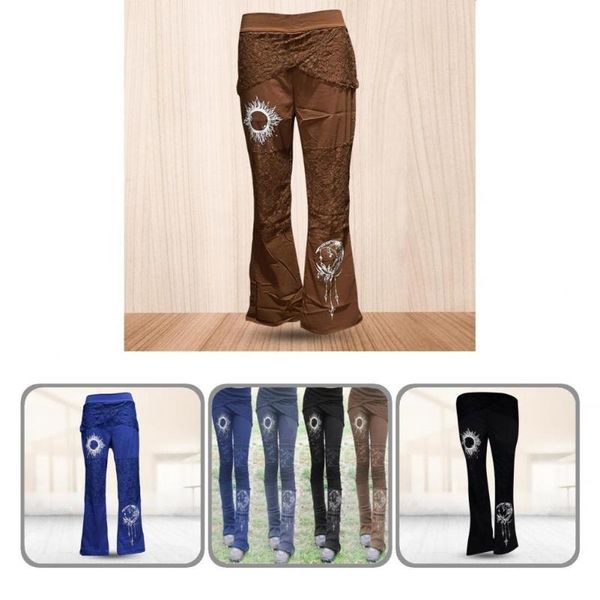 women's jeans long length pretty ladies leggings high waist lace splice colorful women trousers vintage style for festival, Blue
women's jeans long length pretty ladies leggings high waist lace splice colorful women trousers vintage style for festival, Blue