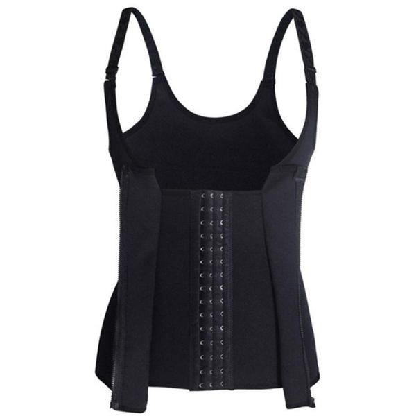 women's shapers women black chest support zipper vest waist slimming tummy control shapewear bodysuit trainer, Black;white
women's shapers women black chest support zipper vest waist slimming tummy control shapewear bodysuit trainer, Black;white