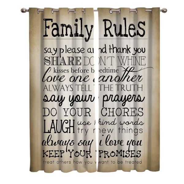 curtain & drapes family rule retro curtains window living room kitchen indoor high blackout
curtain & drapes family rule retro curtains window living room kitchen indoor high blackout