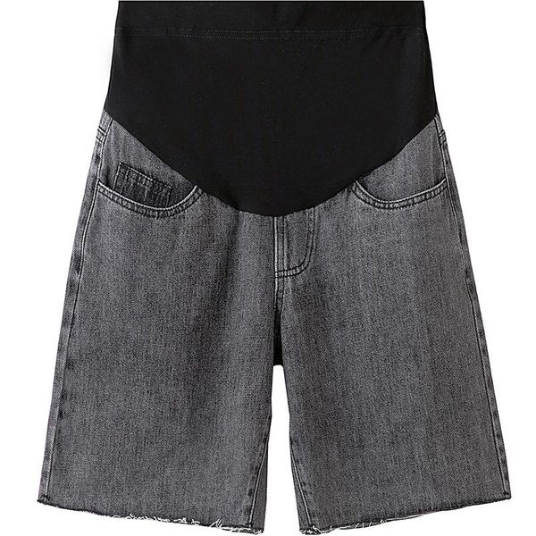 maternity bottoms shorts summer wear loose fashion denim trendy mother five-point pants, White
maternity bottoms shorts summer wear loose fashion denim trendy mother five-point pants, White