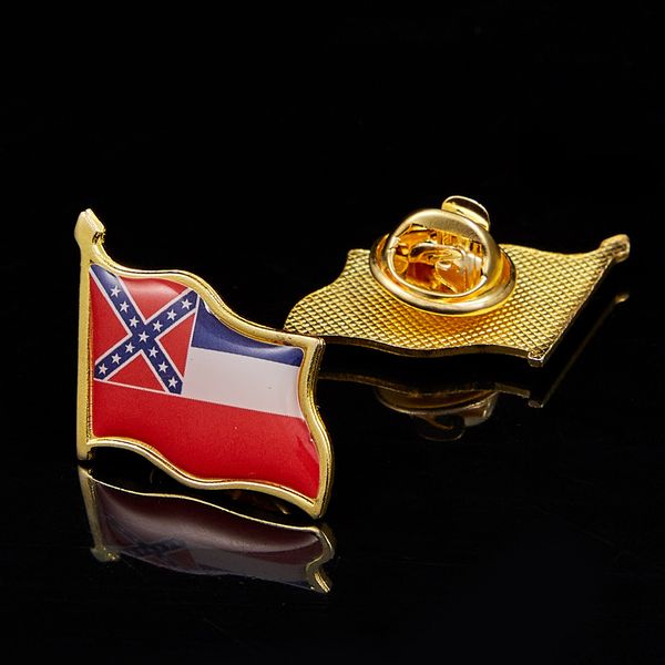 30pcs usa mississippi state flag lapel pin craft gold plated badge&pin multicolor brooch 1.9cm*2.1cm
30pcs usa mississippi state flag lapel pin craft gold plated badge&pin multicolor brooch 1.9cm*2.1cm