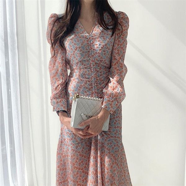 casual dresses 2021 feminine florals slim korean sweet office lady chic women high waist elegance gentle vestidos, Black;gray
casual dresses 2021 feminine florals slim korean sweet office lady chic women high waist elegance gentle vestidos, Black;gray