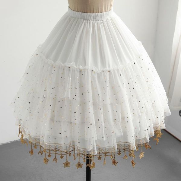 skirts japanese r star river lolita elastic waist adjustable fishbone support violent carmen mid-length petticoat, Black
skirts japanese r star river lolita elastic waist adjustable fishbone support violent carmen mid-length petticoat, Black