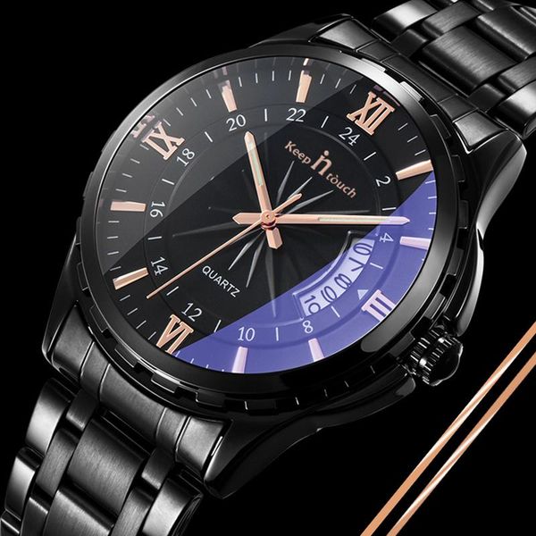 wristwatches keep in touch men blu-ray casual business watch quartz waterproof stainless-steel band noctilucent roman numerals calendar, Slivery;brown
wristwatches keep in touch men blu-ray casual business watch quartz waterproof stainless-steel band noctilucent roman numerals calendar, Slivery;brown