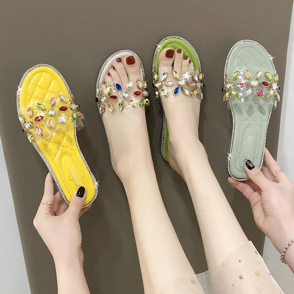slippers rhinestone summer women indoor ladies transparent pvc bling crystal slides female soft pu leather shoes 2021, Black
slippers rhinestone summer women indoor ladies transparent pvc bling crystal slides female soft pu leather shoes 2021, Black