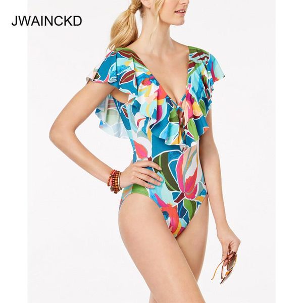 one-piece suits jwainckd deep v swimming suit for women print floral solid one piece swimsuit padded swimwear ruffle shoulder bathing 2021
one-piece suits jwainckd deep v swimming suit for women print floral solid one piece swimsuit padded swimwear ruffle shoulder bathing 2021
