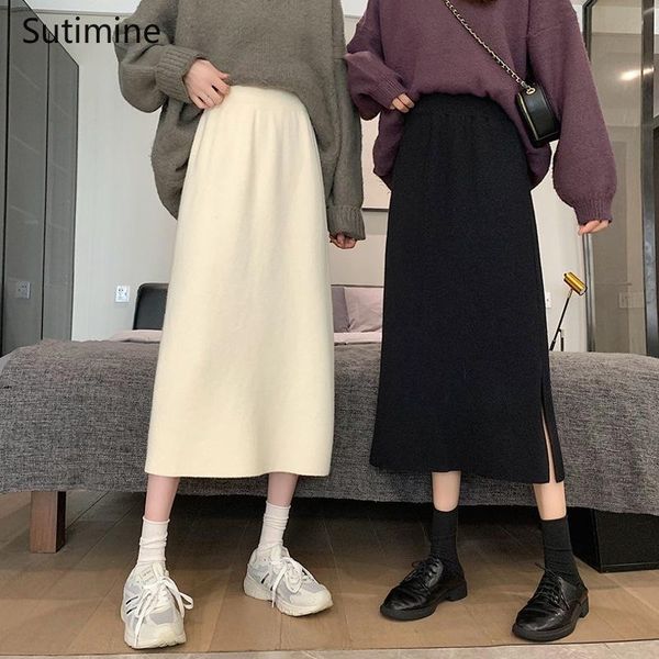 skirts a-line skirt mid-length solid color minimalist style empire loose split knit sweater korean fashion clothing woman, Black
skirts a-line skirt mid-length solid color minimalist style empire loose split knit sweater korean fashion clothing woman, Black