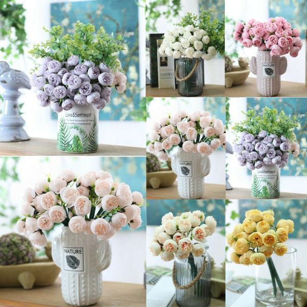 decorative flowers & wreaths 27 heads artificial fake rose bouquet tea silk home wedding party decoration
decorative flowers & wreaths 27 heads artificial fake rose bouquet tea silk home wedding party decoration