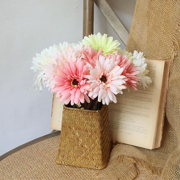decorative flowers & wreaths 28cm simulation gerbera 7 branch/bouquet artificial fake bouquet for home living room party decoration
decorative flowers & wreaths 28cm simulation gerbera 7 branch/bouquet artificial fake bouquet for home living room party decoration