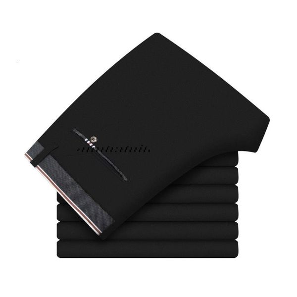 men's pants spring autumn fashion slim fit casual men straight trousers dress elastic business suit skinny for man, Black
men's pants spring autumn fashion slim fit casual men straight trousers dress elastic business suit skinny for man, Black