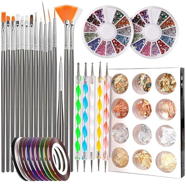 nail art kits acrylic poly nails gel brushes pen dotting painting designer stickers tools accessories supplies for manicure sets
nail art kits acrylic poly nails gel brushes pen dotting painting designer stickers tools accessories supplies for manicure sets