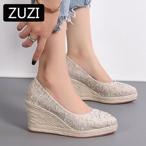 sandals zuzi women's wedge 2021 spring and autumn style splicing high thick-heeled platform shoes straw woven, Black
sandals zuzi women's wedge 2021 spring and autumn style splicing high thick-heeled platform shoes straw woven, Black
