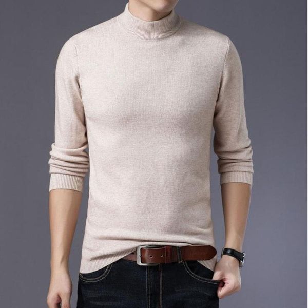 leisure pure color knitted sweater long sleeve half high collar pullover korean version m07 men's sweaters, White;black
leisure pure color knitted sweater long sleeve half high collar pullover korean version m07 men's sweaters, White;black