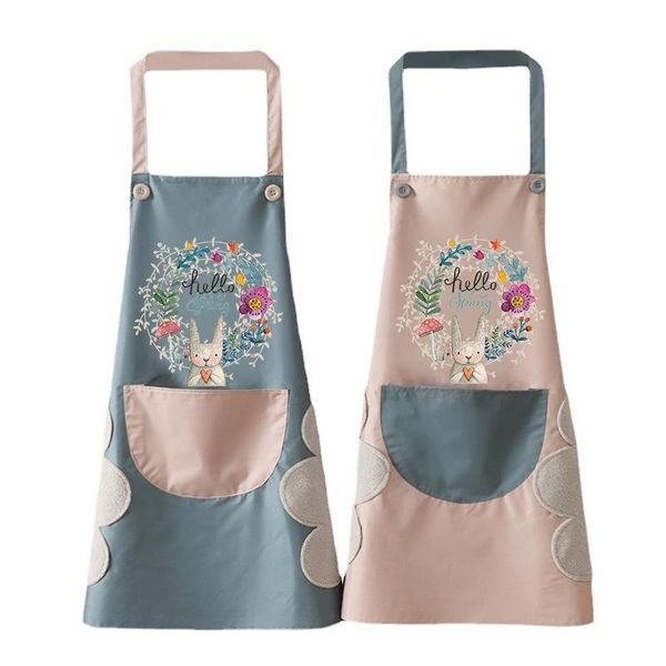 aprons 1pcs kitchen wipeable waterproof oil-proof cartoon wreath nail shop apron for women baking accessories 90*70cm
aprons 1pcs kitchen wipeable waterproof oil-proof cartoon wreath nail shop apron for women baking accessories 90*70cm