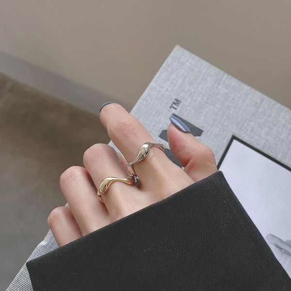 wedding rings ins fashion irregular wave shape gold silver color metal for women unique boucle jewelry accessories, Slivery;golden
wedding rings ins fashion irregular wave shape gold silver color metal for women unique boucle jewelry accessories, Slivery;golden