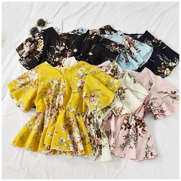 women's blouses & shirts fashion woman 2021 ruffle sleeve shirt summer female chic vintage clothing chiffon blouse women elegant, White
women's blouses & shirts fashion woman 2021 ruffle sleeve shirt summer female chic vintage clothing chiffon blouse women elegant, White