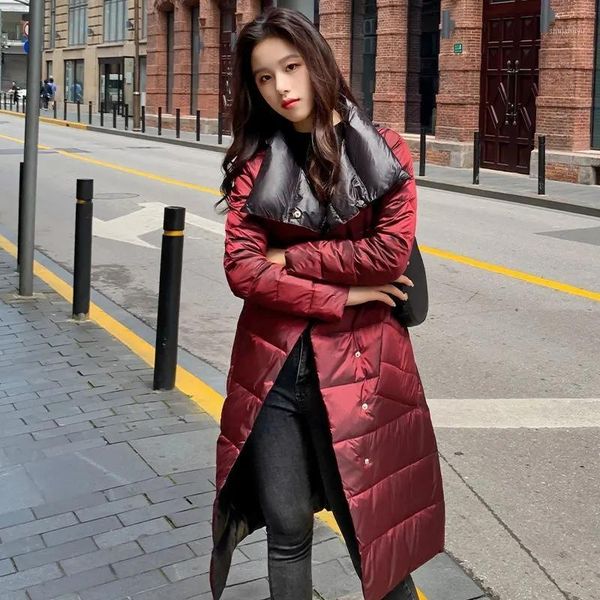 women's down & parkas off-season clearance antarctic 2021 double-sided jacket female autumn winter light mid-lengt over-the-knee coat s, Black
women's down & parkas off-season clearance antarctic 2021 double-sided jacket female autumn winter light mid-lengt over-the-knee coat s, Black