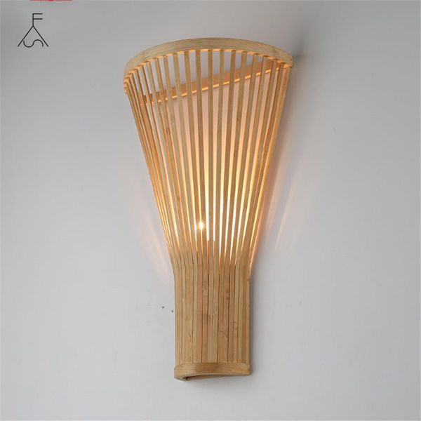 

wall lamps traditional art wood bamboo lights decoration light living room learning lamp for bedroom led home deco cottage