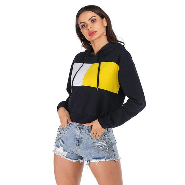 women's hoodies & sweatshirts 2021 autumn hooded women hit color sweatshirt female cotton casual long sleeves plus size winter coat, Black
women's hoodies & sweatshirts 2021 autumn hooded women hit color sweatshirt female cotton casual long sleeves plus size winter coat, Black