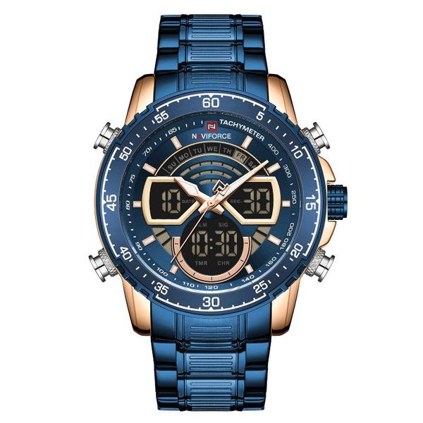 wristwatches quartz digital electronic men's watch dual time mode 3atm waterproof fashion sport wristband business man gift, Slivery;brown
wristwatches quartz digital electronic men's watch dual time mode 3atm waterproof fashion sport wristband business man gift, Slivery;brown