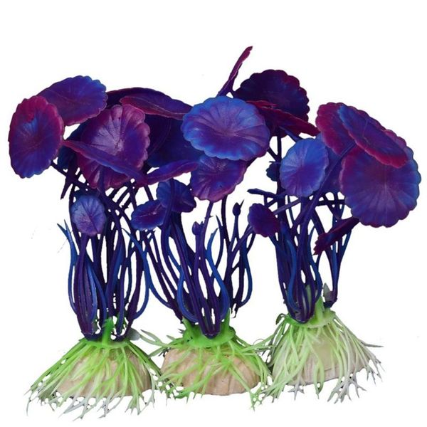 -3 pcs simulation aquatic plastic plants aquarium ornament jewelry purple decorations
-3 pcs simulation aquatic plastic plants aquarium ornament jewelry purple decorations