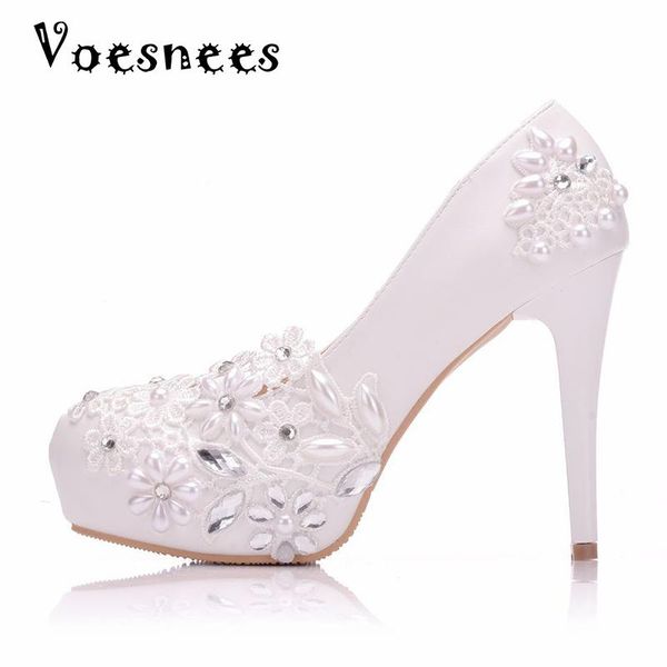 dress shoes lace flower wedding women high heels 14cm crystal bridal sandals princess party pumps bridesmaid, Black
dress shoes lace flower wedding women high heels 14cm crystal bridal sandals princess party pumps bridesmaid, Black