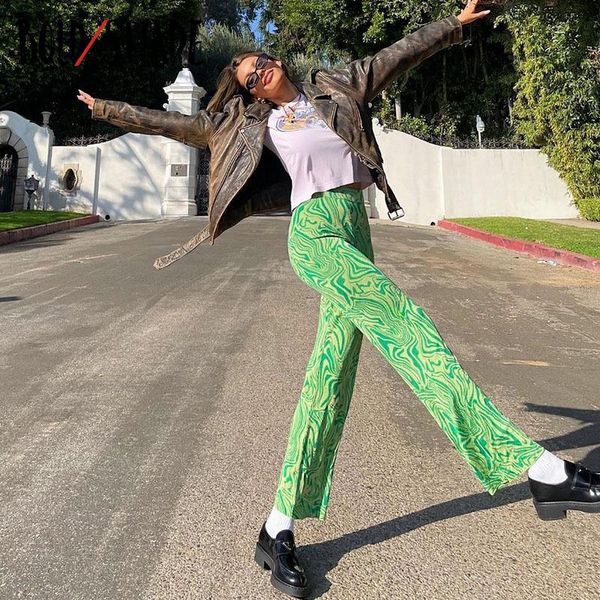 bold shade grunge fashion ripple print pants indie skinny straight women trousers 90s style y2k streetwear 2021 spring women's & capris, Black;white
bold shade grunge fashion ripple print pants indie skinny straight women trousers 90s style y2k streetwear 2021 spring women's & capris, Black;white