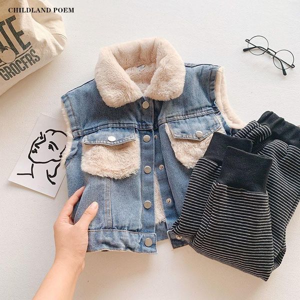 winter kids clothes denim boys waistcoat thick fur toddler vest coat for children baby girls outerwear, Camo
winter kids clothes denim boys waistcoat thick fur toddler vest coat for children baby girls outerwear, Camo