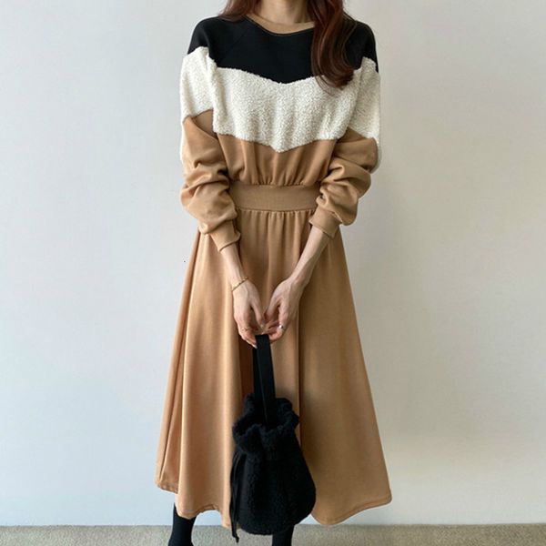 dressed female korean chic autumn vintage striped neck midi dress casual loose long sleeve 2mpn, Black;gray
dressed female korean chic autumn vintage striped neck midi dress casual loose long sleeve 2mpn, Black;gray