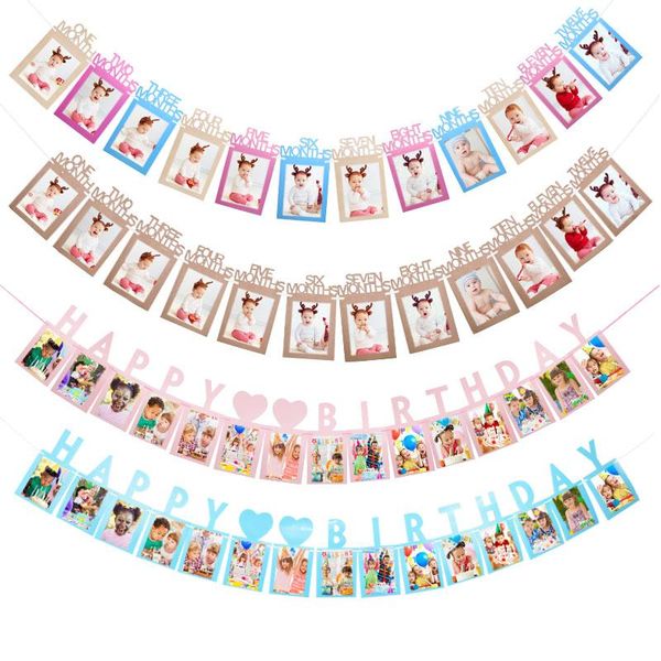 party decoration 1st birthday po banner 12 months bunting baby shower paper garland frist babi
party decoration 1st birthday po banner 12 months bunting baby shower paper garland frist babi