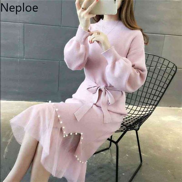 autumn sweater women vestido de fiesta noche half high collar lace bead patch dress winter irregular robe 46253 210422, Black;gray
autumn sweater women vestido de fiesta noche half high collar lace bead patch dress winter irregular robe 46253 210422, Black;gray