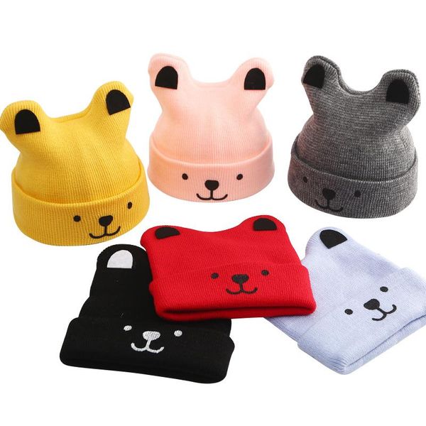 caps & hats born baby knitted hat autumn winter warm cap cartoon cute bear infant beanie solid color toddler boys girls 0-24m, Yellow
caps & hats born baby knitted hat autumn winter warm cap cartoon cute bear infant beanie solid color toddler boys girls 0-24m, Yellow