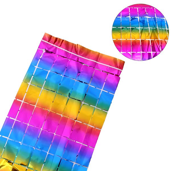 2021 colorful macarone square party background wall hanging rain silk door curtain
2021 colorful macarone square party background wall hanging rain silk door curtain