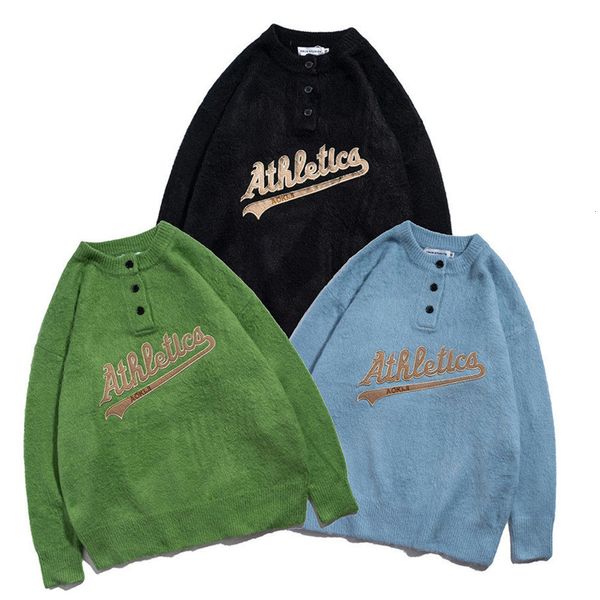 men's sweaters vintage knitted sweater, street clothes with embroidered letters, harajuku autumn, casual sweater, White;black
men's sweaters vintage knitted sweater, street clothes with embroidered letters, harajuku autumn, casual sweater, White;black