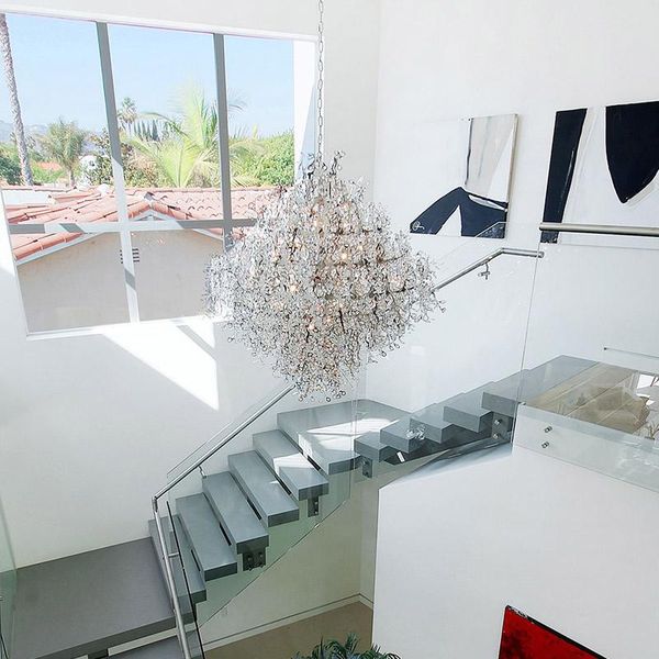 pendant lamps post-modern crystal chandelier led luxury design sense living room dining lamp villa leap round creative decorative lights
pendant lamps post-modern crystal chandelier led luxury design sense living room dining lamp villa leap round creative decorative lights