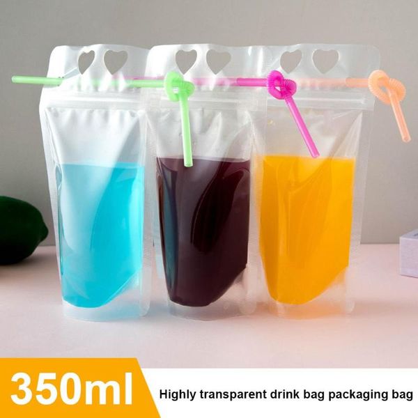 storage bags 100pcs 350ml disposable drink pouch set with straws reclosable for juice milk soda cola
storage bags 100pcs 350ml disposable drink pouch set with straws reclosable for juice milk soda cola